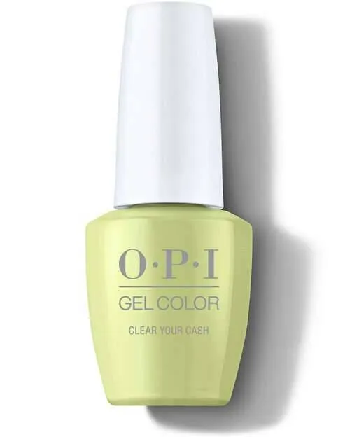 GCS005 CLEAR YOUR CASH 15ML - OPI GEL COLOR - SEMI PERMANENTE