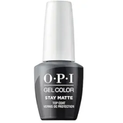 GC004 TOP COAT STAY MATTE (MATE) 15ML - OPI GEL COLOR - SEMI PERMANENTE