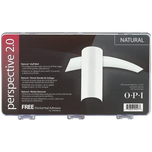 TP287 STRUCTURE TIPS 2.0/200PKG (MOLDES) - OPI NAILS