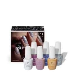 GC301 KIT COLECCION COLOR GLITTER (BRILLANTINA) 6PZS/15ML - OPI GEL COLOR - SEMI PERMANENTE