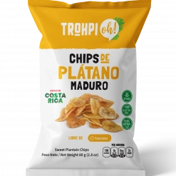 SNACK PLATANO MADURO 80G. - 001877 TROHPI OH