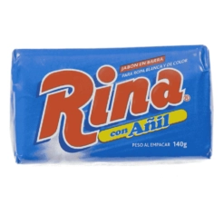 JABON BARRA CON AÑIL 140GR - 138929 RINA