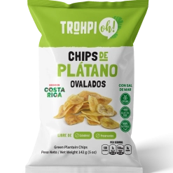 SNACK PLATANO VERDE 142G - 001785 TROHPI OH
