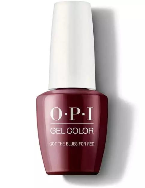 GCW52 GOT THE BLUES FOR RED - OPI GEL COLOR - SEMI PERMANENTE