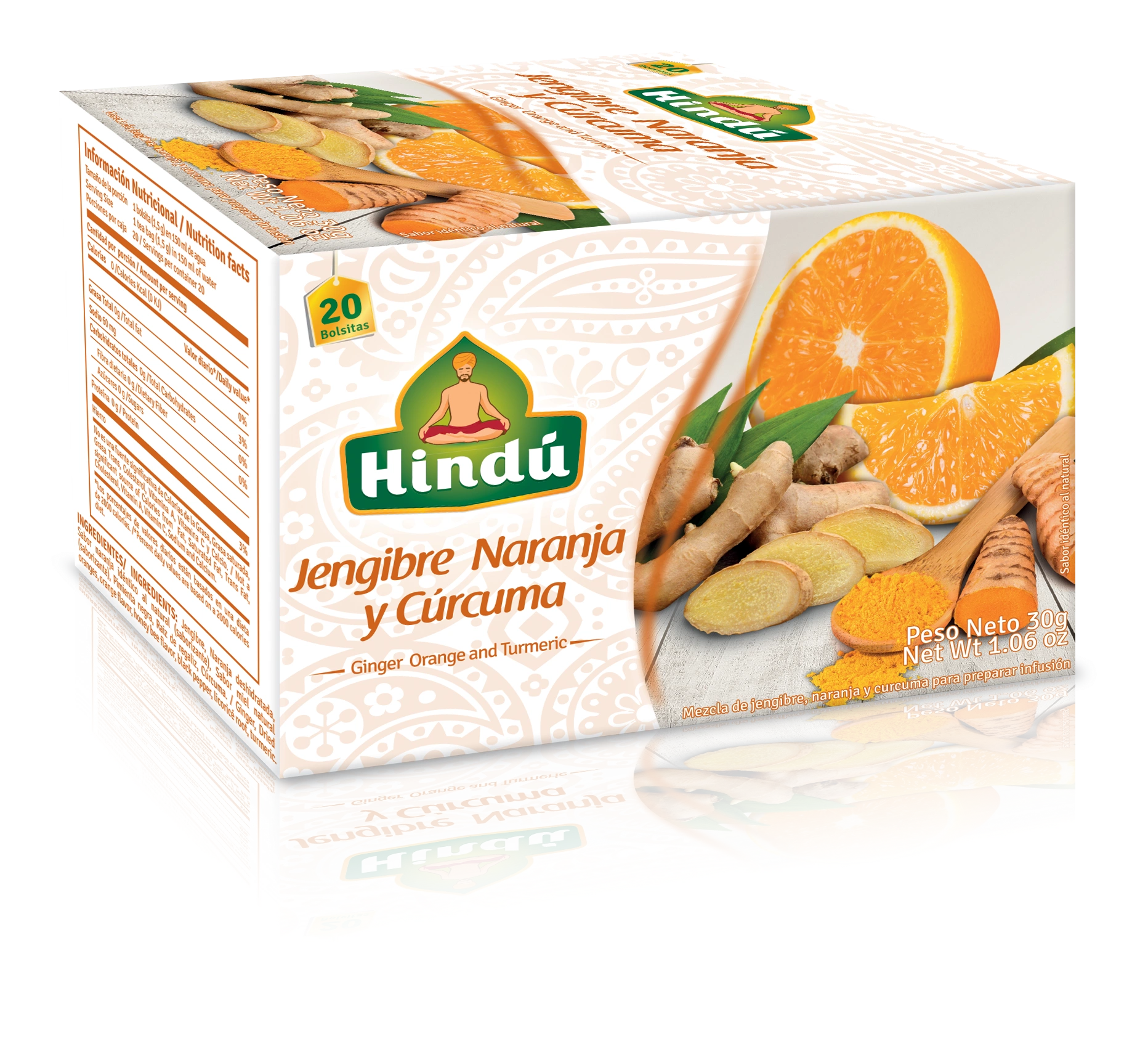 INFUSION JENGIBRE 20/SOB - 036093 HINDU