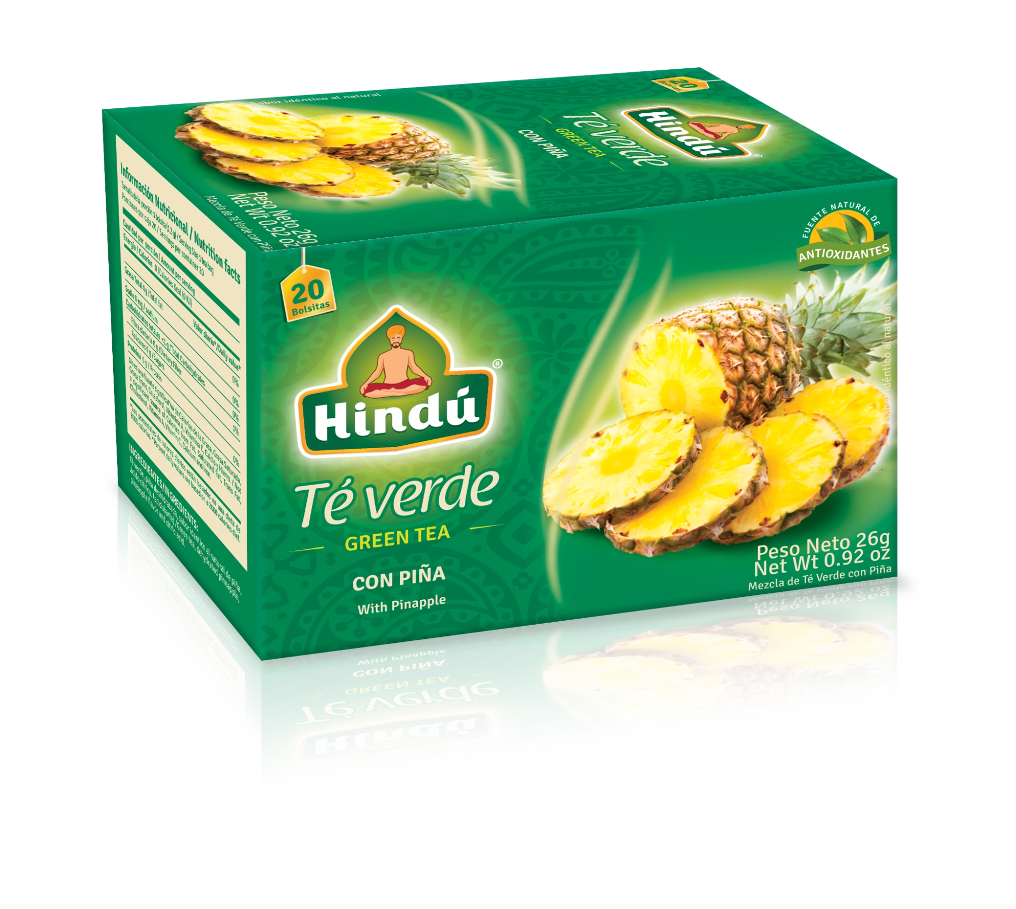 TE VERDE PIÑA 20/SOB - 070042 HINDU