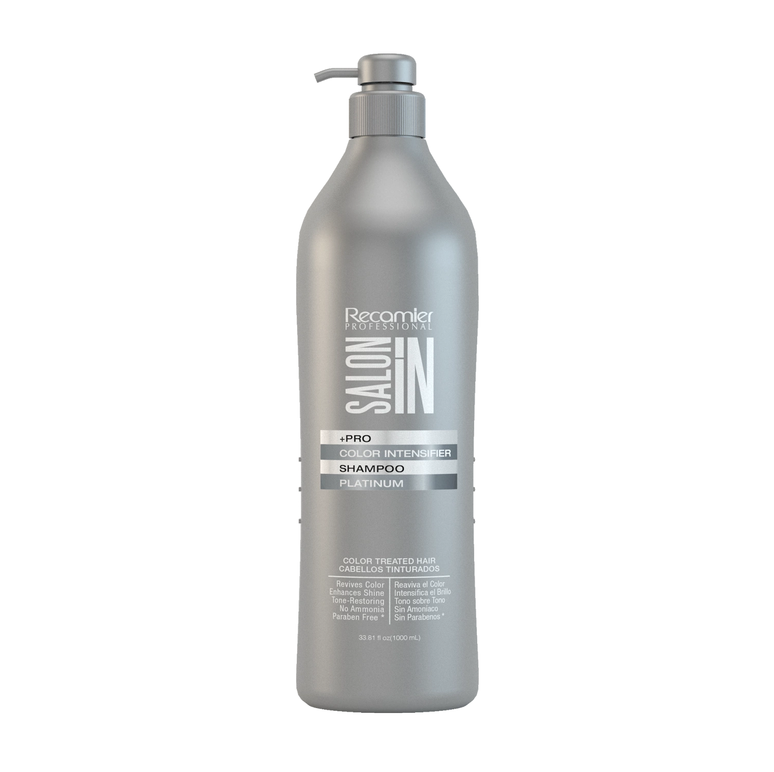 COLOR INTENSIFIER (MATIZANTE) SHAMPOO PLATINUM 1000ML - 042962 SALON IN