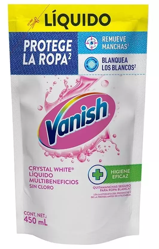 QUITAMANCHAS LIQUIDO BLANCO DOYPACK 450ML  - 717030 VANISH