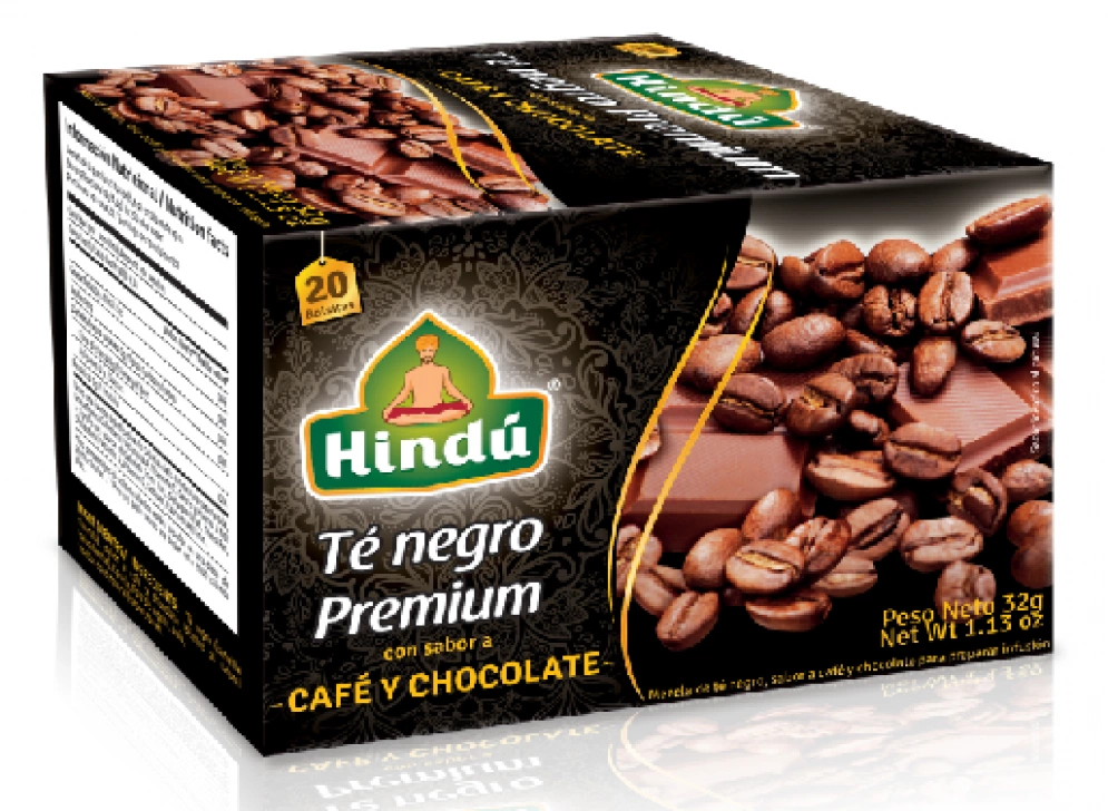 TE NEGRO PREMIUM CAFE Y CHOCOLATE 20/SOB - 14060 HINDU