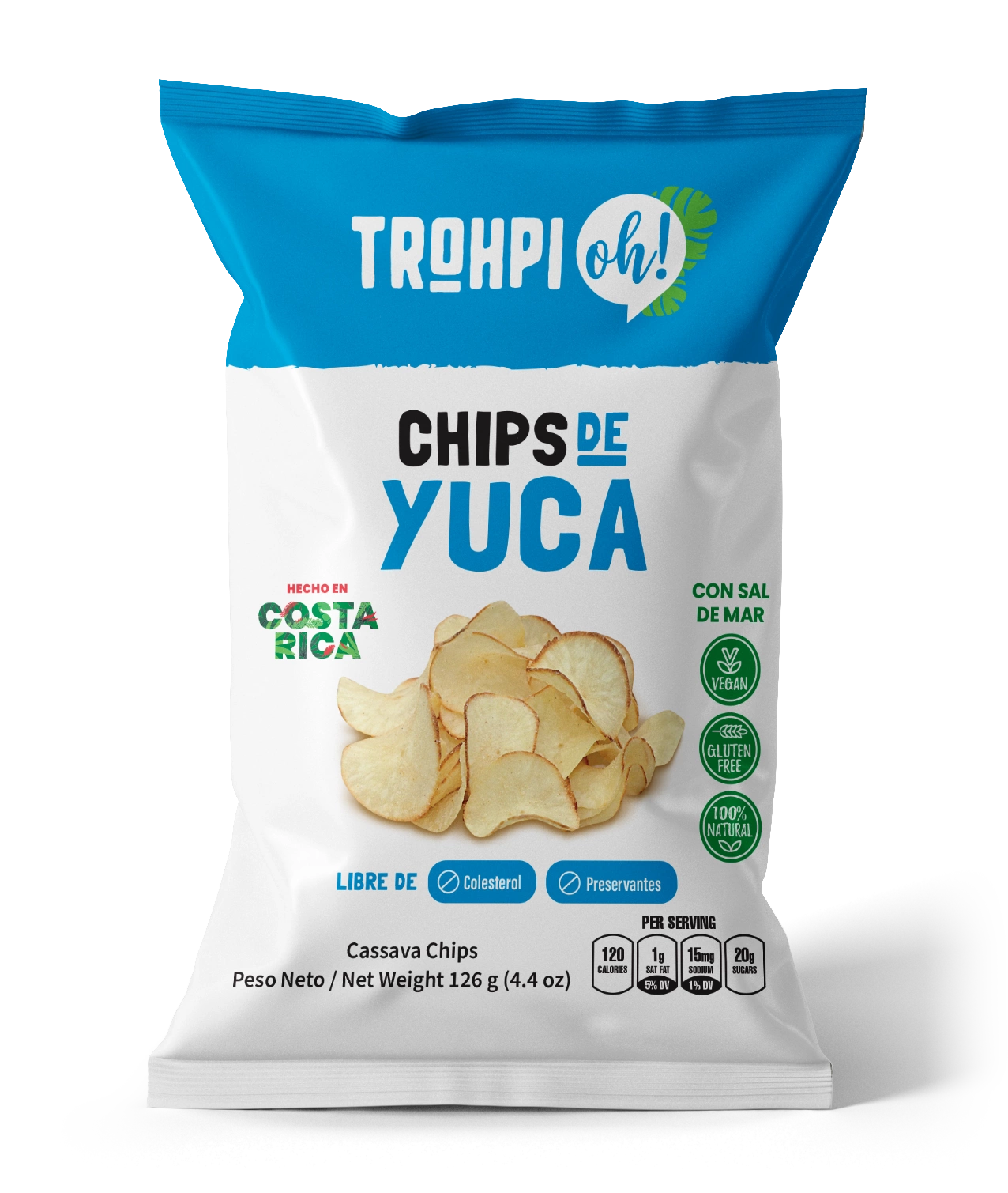 SNACK YUCA SAL 126G - 001808 TROHPI OH