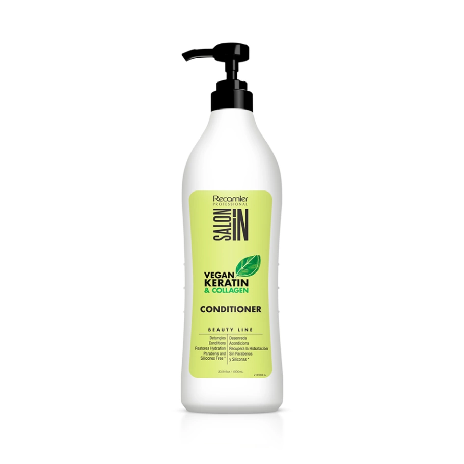 VEGAN KERATIN / COLLAGEN CONDITIONER 1000ML - 043433 SALON IN