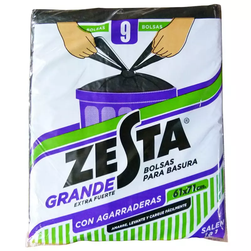 BOLSA BASURA PEQUEÑA 17X20 12UNDS - 110189 ZESTA BIO