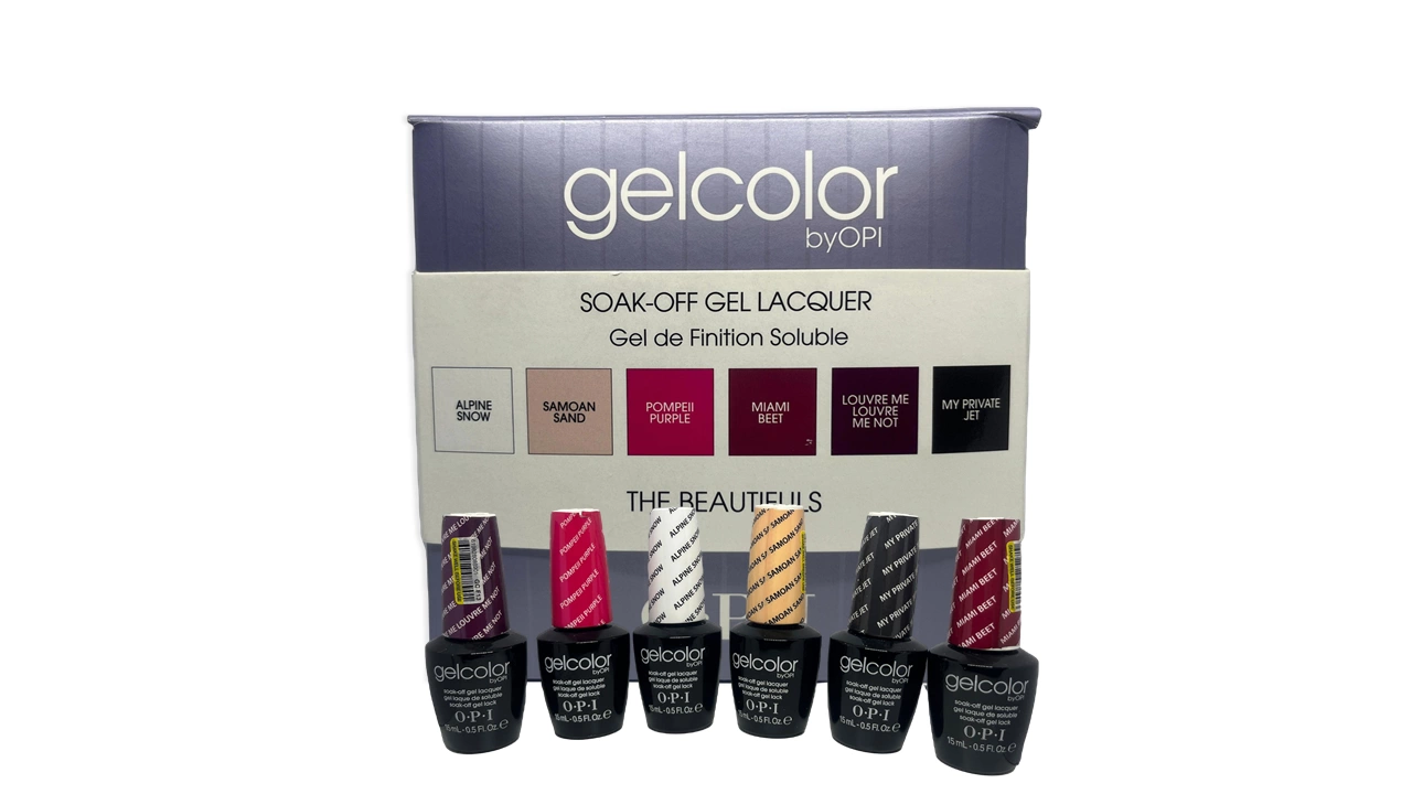 GC912 OPI GC - KIT COLLECTION 6PZS THE BEAUTIFULS - OPI GEL COLOR - SEMI PERMANENTE