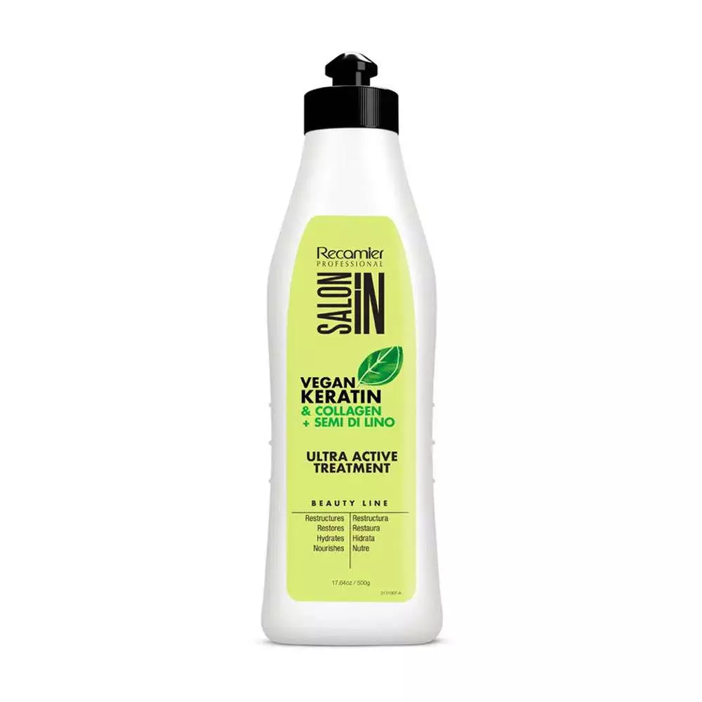VEGAN KERATIN / COLLAGEN SEMI DI LINO 500ML - 043440 SALON IN